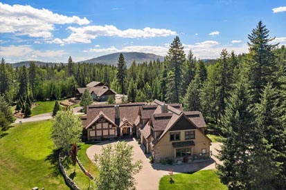 Aerial of the Front of the Home