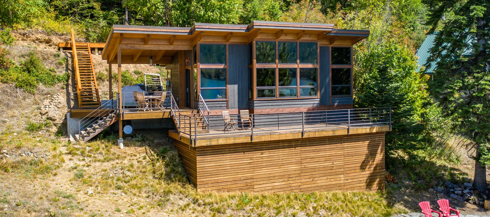 Small Luxury Home in Bottle Bay on Lake Pend Oreille