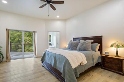 Master bed to Bathroom