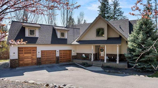 Perfectly situated on .70 acres to capture views of Lake Pend Oreille