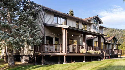 one of the most beautiful waterfront lots at the Idaho Club