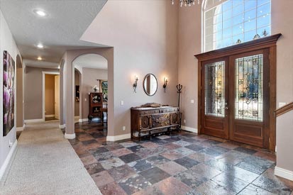 Entry inside of home