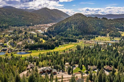 Aerial Idaho Club Golf Course